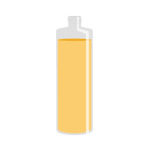 Cylinder round bottles