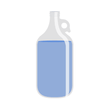 Pistol Grip Round Jugs