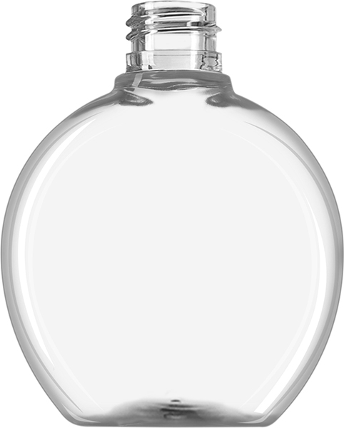 75ML CLEAR PET ESRERITA PLANA OBLONG - 20-410 NECK