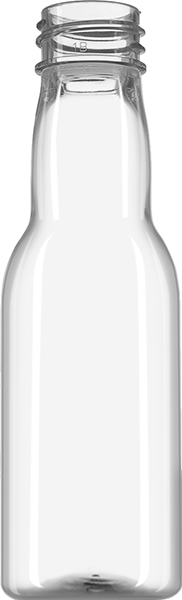 50ML CLEAR PET SALSERA ROUND - 20-410 NECK