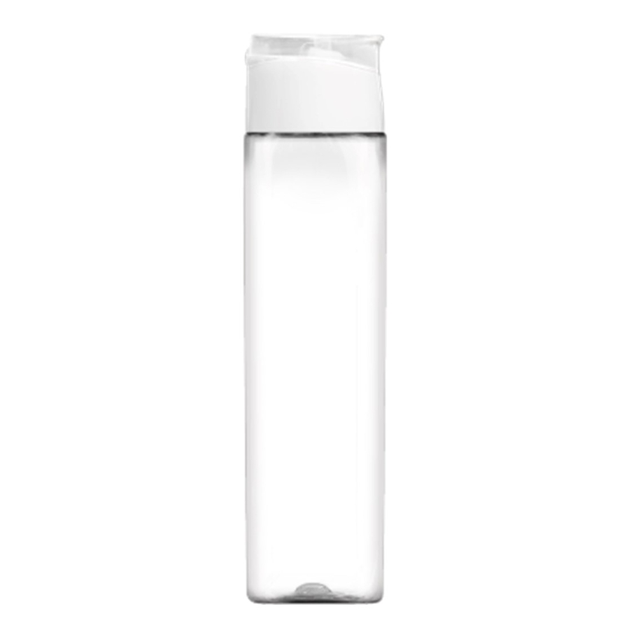 250ML CLEAR PET TUBO I BOTTLE ROUND - 24-410 NECK