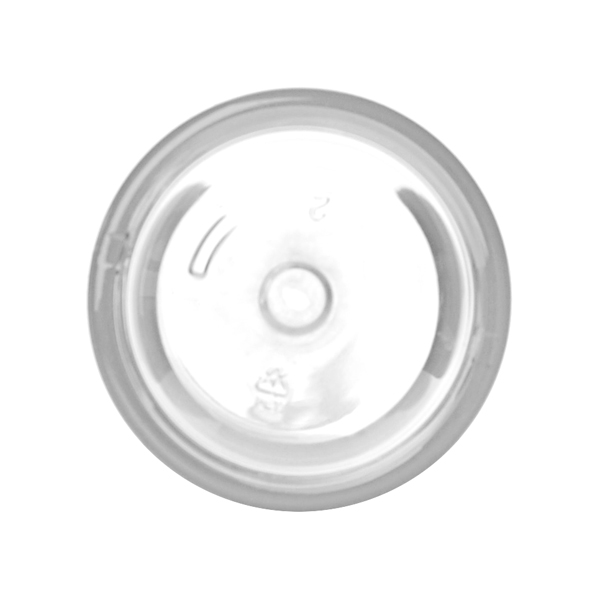 250ML CLEAR PET HEAVY FOOT CYLINDER BOTTLE - 24-410 NECK-detail image