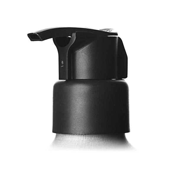 28-400 BLACK PP MATTE FROST GSA E-COMMERCE PCR-BASED LOTION PUMP WITH 1.2CC OUTPUT 4.6MM X 2MM ORIFICE