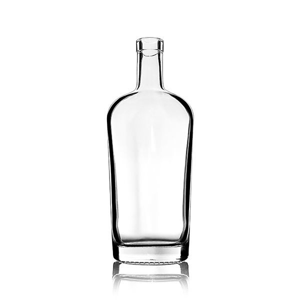 750ML FLINT PHILADELPHIA SPIRITS GLASS BAR TOP OVAL - 21.5MM NECK