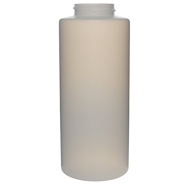 12OZ NATURAL REGULAR CYLINDER HDPE WITH 38-400 NECK FINISH-detail image