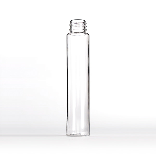 50ML CLEAR TUBO ROUND PET PLASTIC BOTTLE - 20-410 NECK