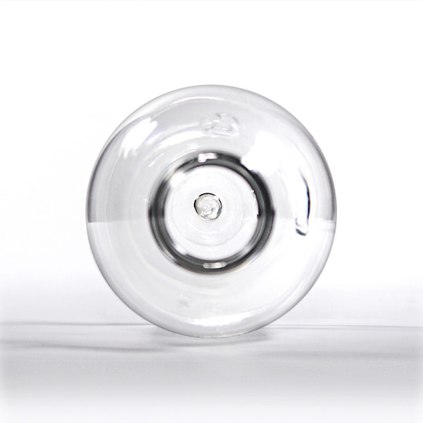 250ML CLEAR RETRO ROUND PET PLASTIC BOTTLE - 28-410 NECK-detail image
