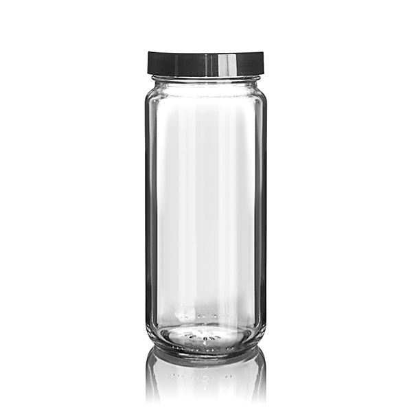 12OZ FLINT PARAGON GLASS JAR - 58-400 NECK-detail image