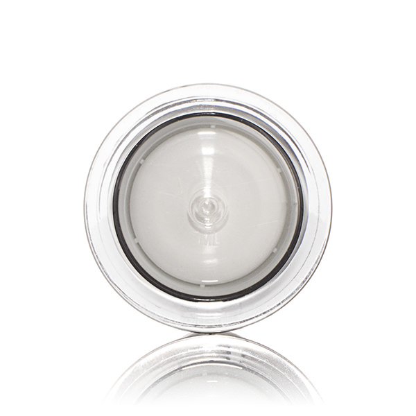 10ML CLEAR CREAM ROUND SAN PLASTIC JAR - 36MM NECK-detail image