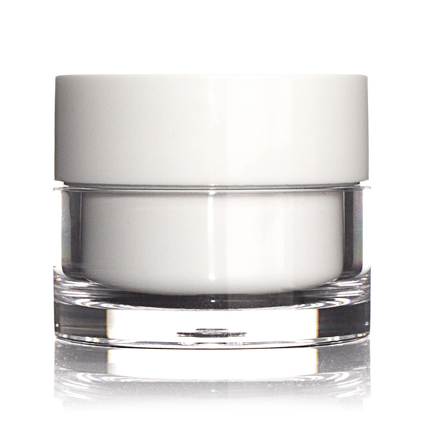 10ML CLEAR CREAM ROUND SAN PLASTIC JAR - 36MM NECK-detail image
