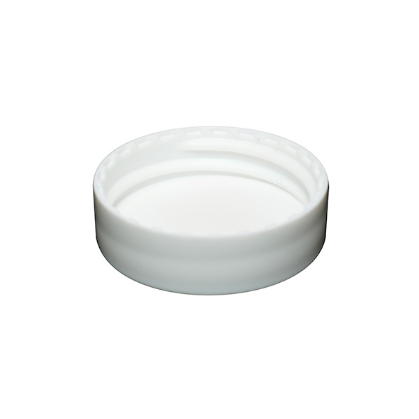 38-400 WHITE SMOOTH SIDE / SMOOTH TOP PP CAP - F217 LINER-detail image