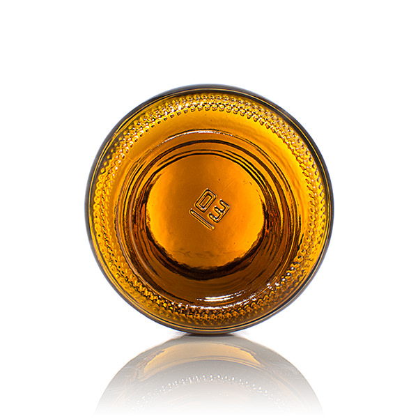 32OZ AMBER GLASS STRAIGHT SIDED CREAM JAR ROUND - 89-405 NECK-detail image