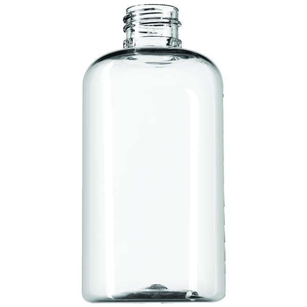 125ML CLEAR BOSTON PET PLASTIC BOTTLE - 20-410 NECK