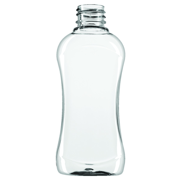 75ML CLEAR SILUETA PET PLASTIC BOTTLE - 20-410 NECK