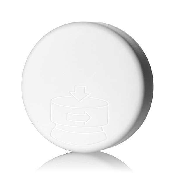 58-400 WHITE PP PICTORIAL TOP PUSH DOWN AND TURN CRC CAP - F217 LINER