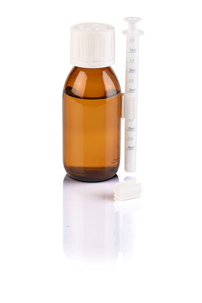 WHITE SYRINGE HOLDER FOR CLASSIC, ADVANCED, AND EVOLUTION ORAL SYRINGES