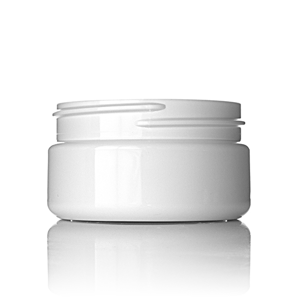 2OZ WHITE PET WIDE MOUTH JAR - 58-400 NECK
