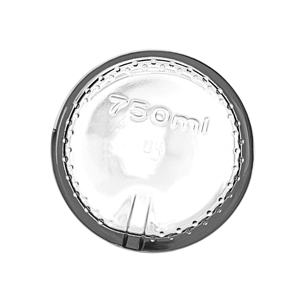 750ML FLINT CALIFORNIA BAR TOP ROUND GLASS BOTTLE - 18.5MM NECK-detail image