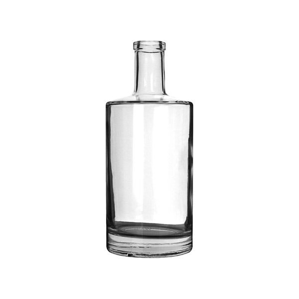 750ML FLINT GLASS ATLANTIC CITY (JERSEY) BAR TOP ROUND - 21.5MM NECK