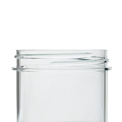 4OZ CLEAR PS REGULAR WALL STRAIGHT SIDED ROUND  - 58-400 NECK-detail image