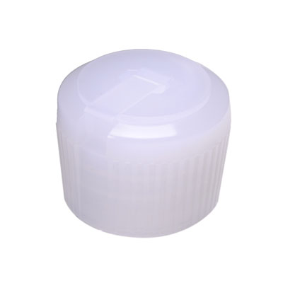 28- 410 NATURAL RIB SIDE SPOUT TOP DISPENSING CAP - 3.0MM ORIFICE-detail image