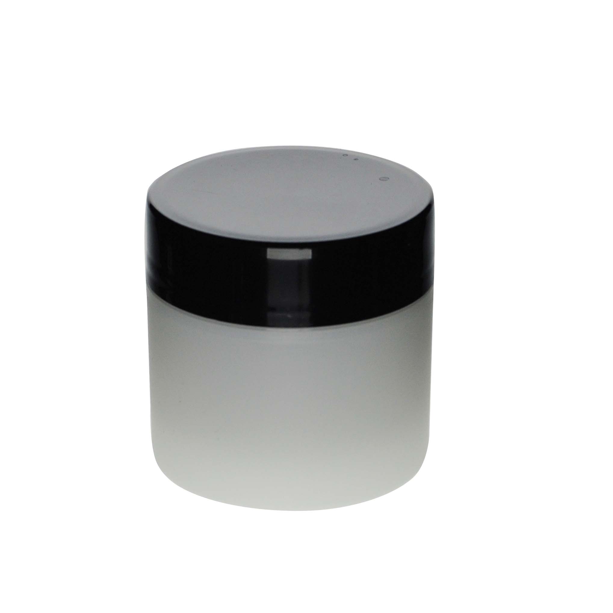 4OZ FROSTED PP/PP STRAIGHT BASE DOUBLE WALL JAR ROUND WITH 70MM NECK DIAMETER-detail image
