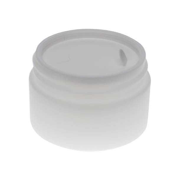 0.5OZ FROSTED PP/PP STRAIGHT BASE DOUBLE WALL JAR ROUND WITH 48MM NECK DIAMETER-detail image