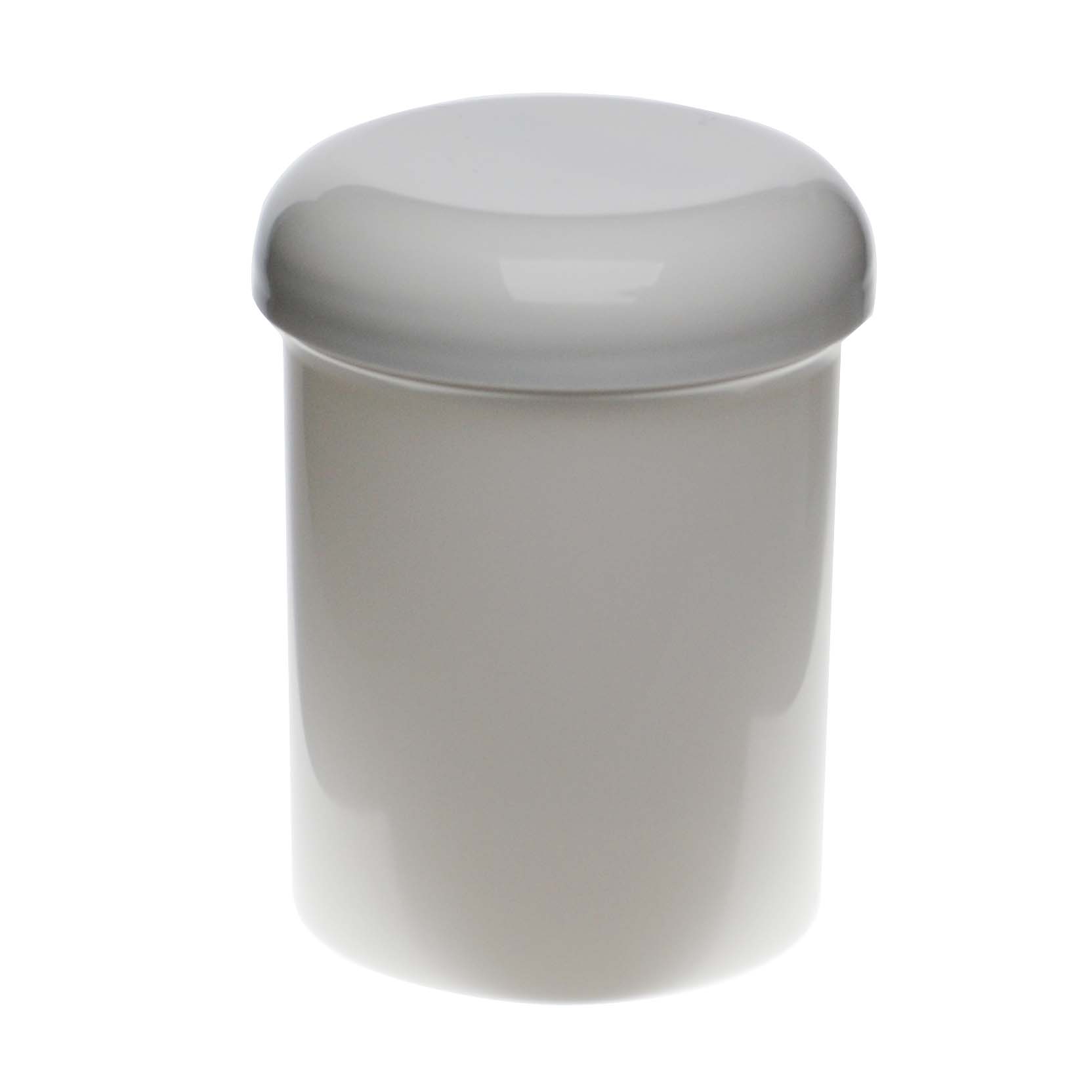 8OZ WHITE PP SINGLE WALL JAR ROUND BASE WITH 70MM NECK DIAMETER-detail image