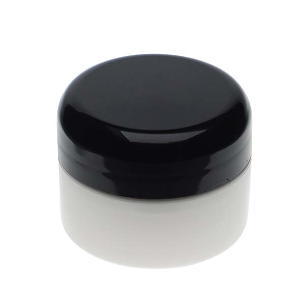 0.5OZ WHITE PP/PP ROUND BASE DOUBLE WALL JAR ROUND WITH 48MM NECK DIAMETER-detail image
