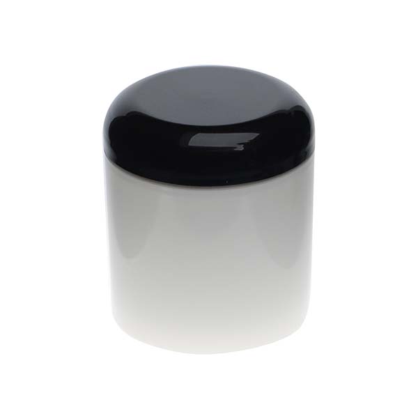 6OZ WHITE PP/PP STRAIGHT BASE DOUBLE WALL JAR WITH 70-400 NECK FINISH-detail image