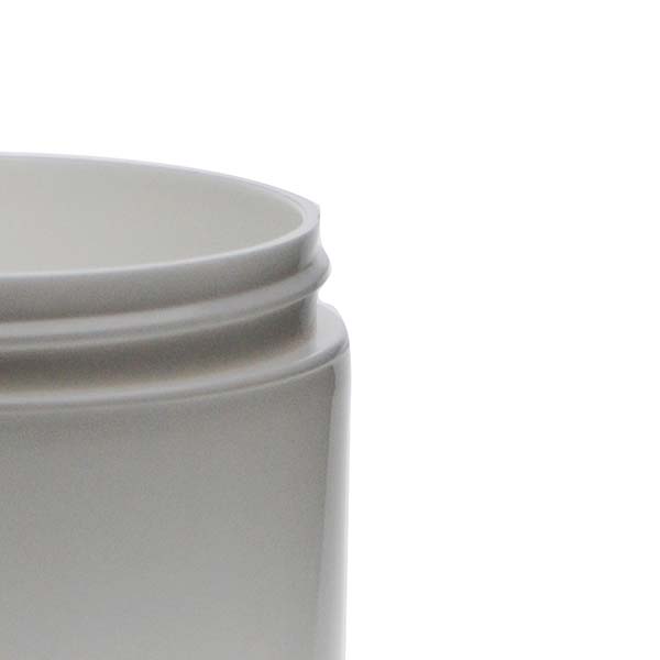6OZ WHITE PP/PP ROUND BASE DOUBLE WALL JAR ROUND  WITH 70MM NECK DIAMETER-detail image