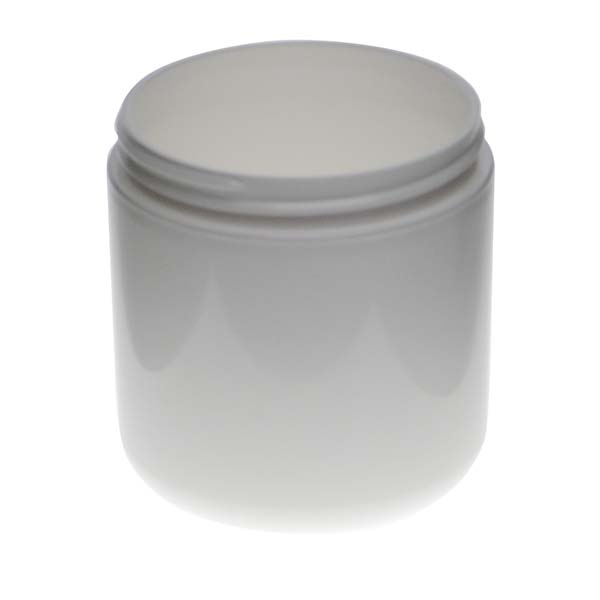 6OZ WHITE PP/PP ROUND BASE DOUBLE WALL JAR ROUND  WITH 70MM NECK DIAMETER-detail image