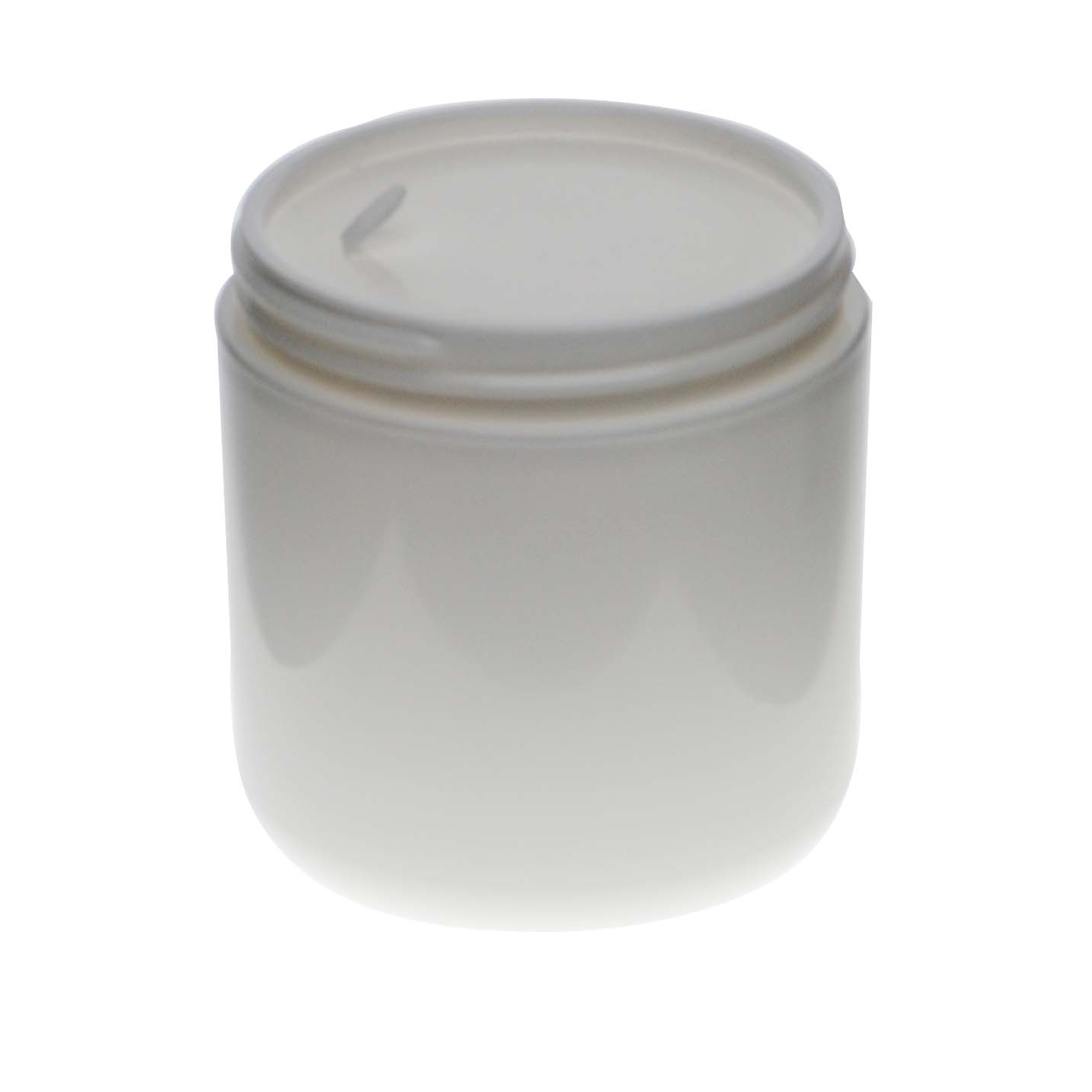 6OZ WHITE PP/PP ROUND BASE DOUBLE WALL JAR ROUND  WITH 70MM NECK DIAMETER-detail image