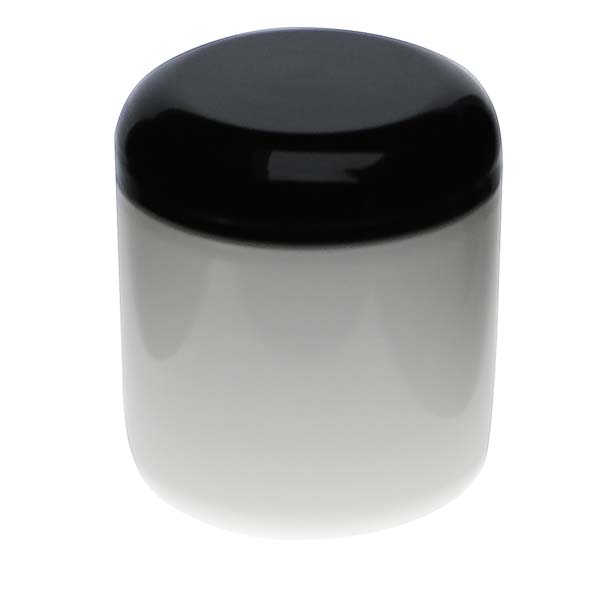 6OZ WHITE PP/PP ROUND BASE DOUBLE WALL JAR ROUND  WITH 70MM NECK DIAMETER-detail image
