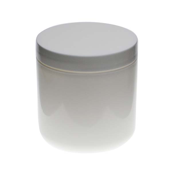 6OZ WHITE PP/PP ROUND BASE DOUBLE WALL JAR ROUND  WITH 70MM NECK DIAMETER-detail image