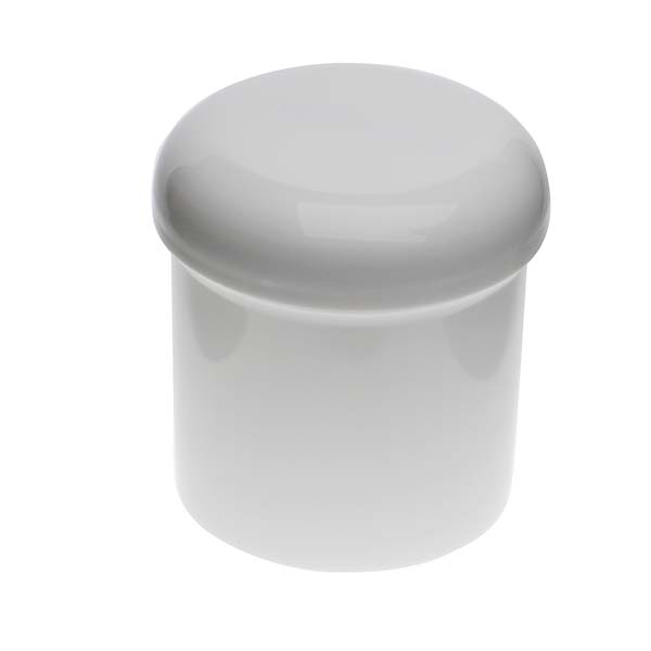  6OZ WHITE PP SINGLE WALL JAR ROUND - 70MM NECK DIAMETER-detail image