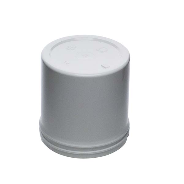  6OZ WHITE PP SINGLE WALL JAR ROUND - 70MM NECK DIAMETER-detail image