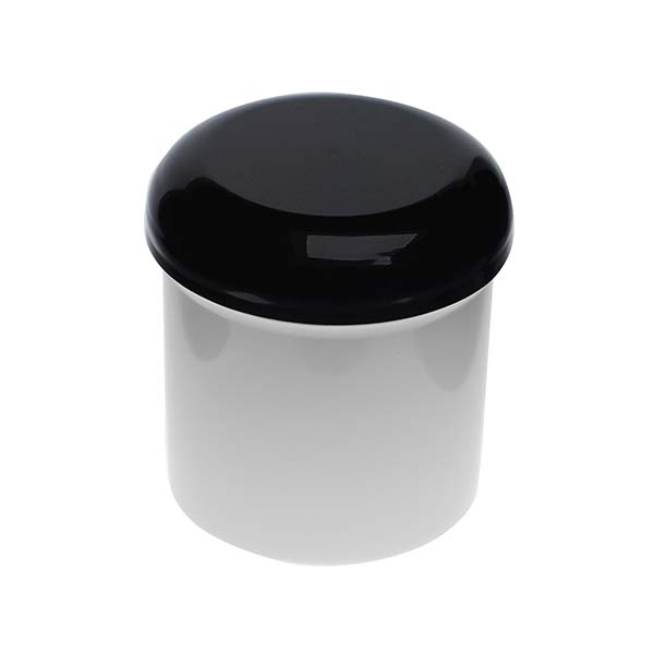  6OZ WHITE PP SINGLE WALL JAR ROUND - 70MM NECK DIAMETER-detail image
