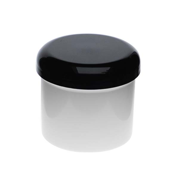 12OZ WHITE PP SINGLE WALL JAR ROUND BASE WITH 89MM NECK DIAMETER-detail image