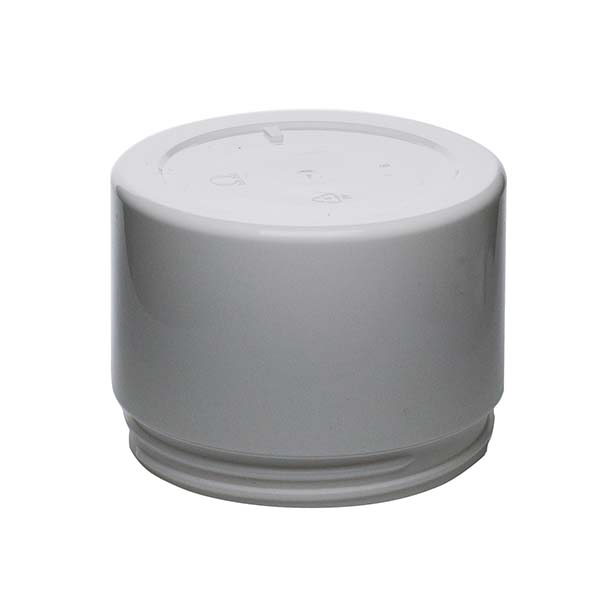  4OZ WHITE PP SINGLE WALL JAR ROUND BASE WITH 70MM NECK DIAMETER-detail image