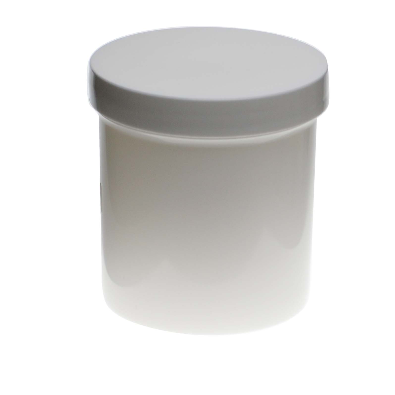16OZ WHITE PP SINGLE WALL ROUND BASE WITH 89MM NECK DIAMETER-detail image