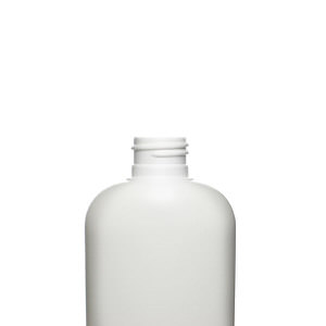 6OZ WHITE CLASSIC OVAL HDPE PLASTIC BOTTLE - 24-410-detail image
