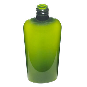 12OZ GREEN CLASSIC OVAL PET PLASTIC BOTTLE - 24-415