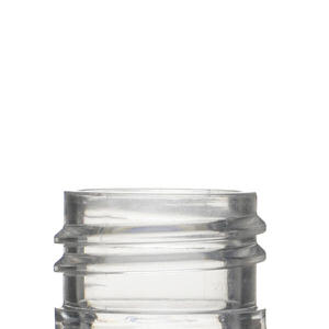 100ML CLEAR CYLINDER ROUND PET PLASTIC BOTTLE - 24-410-detail image