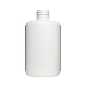2OZ WHITE DRUG OVAL HDPE PLASTIC BOTTLE - 20-410-detail image