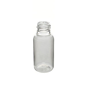 1OZ CLEAR IMPERIAL ROUND PET PLASTIC BOTTLE - 20-410