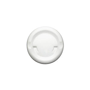 8OZ WHITE IMPERIAL ROUND HDPE PLASTIC BOTTLE - 24-410-detail image