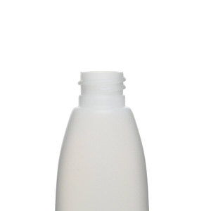 2OZ NATURAL TEARDROP OVAL HDPE PLASTIC BOTTLE - 20-410-detail image