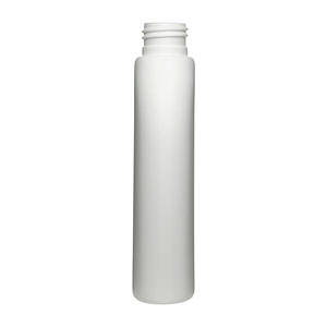 4OZ WHITE TEARDROP OVAL HDPE PLASTIC BOTTLE - 24-410-detail image