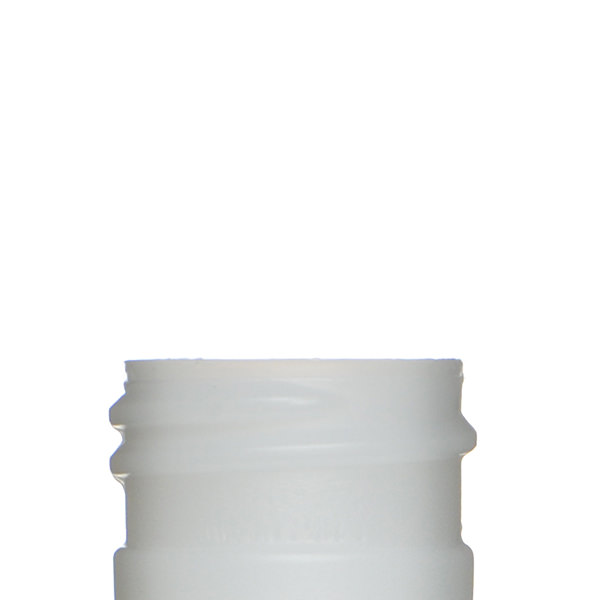 16OZ NATURAL HDPE BOSTON ROUND - 24-410 NECK-detail image